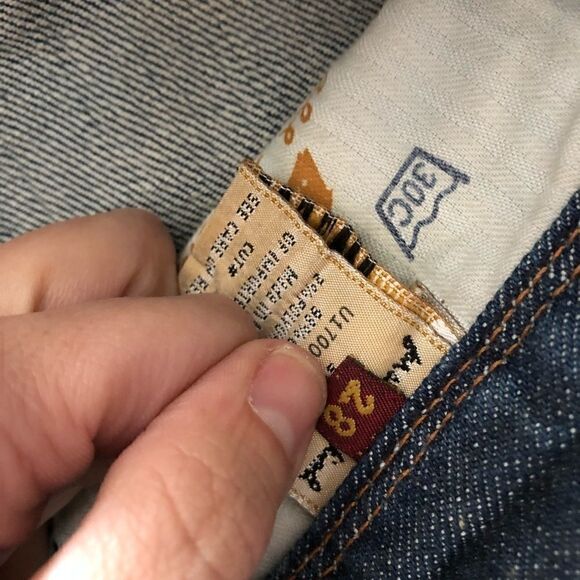 Seven for all mankind zig zag pocket jeans sz 28 - Picture 3 of 5